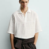 FLUID JACQUARD POLO SHIRT