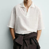 FLUID JACQUARD POLO SHIRT