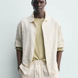 TEXTURED JACQUARD SHIRT