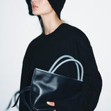 LEATHER FLAP BAG